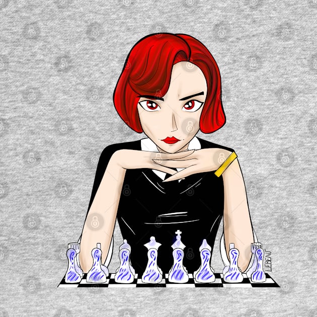 Beth the queen’s gambit in chessmaster Anya style by jorge_lebeau